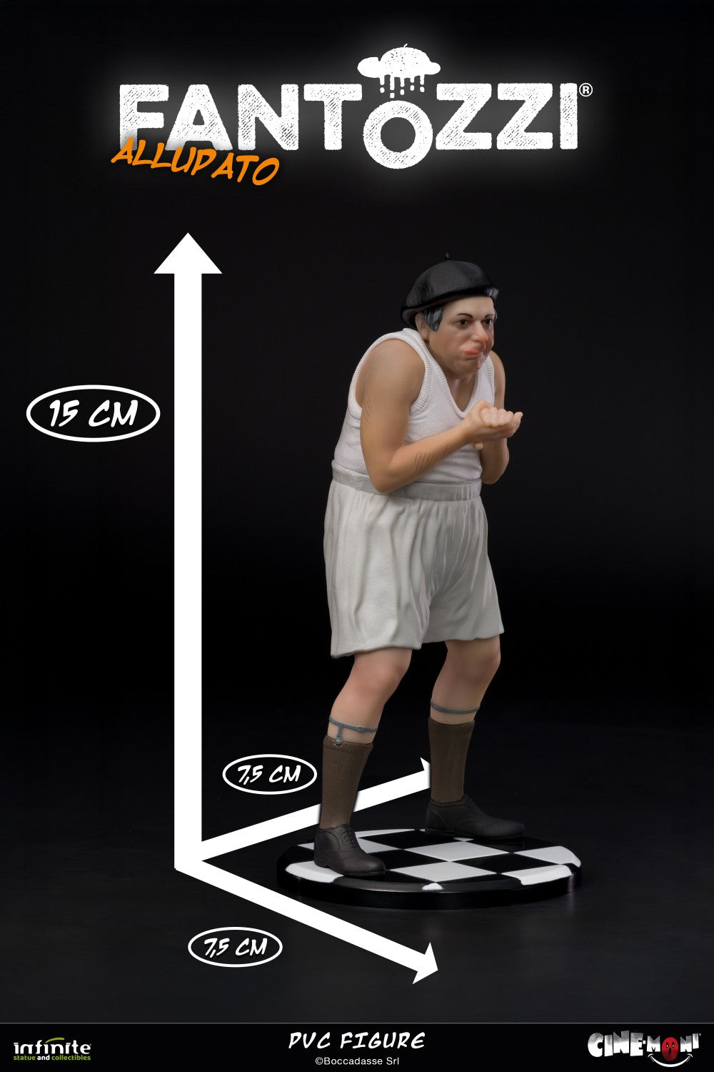 Infinite - Fantozzi: Allupato Cine-Moni Pvc Mini Figure 1:10 da 15Cm (Preorder) Statuetta