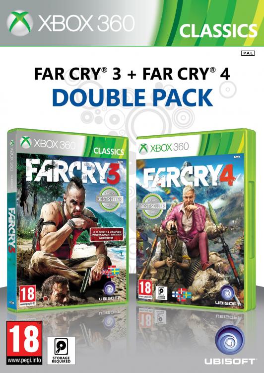 Far Cry 3 + Far Cry 4 Pacchetto Doppio Xbox 360 Videogioco Nuovo Gioco Sigillato