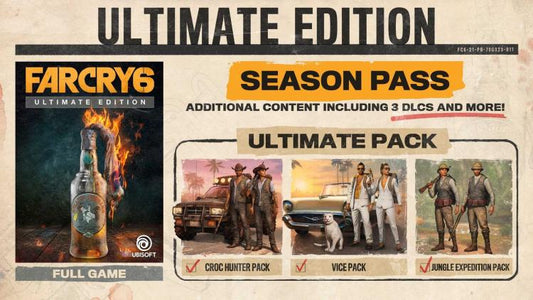 Far Cry 6 Ultimate Edition Ps4 Gioco Italiano Playstation 4 Videogioco Ps5 Ita