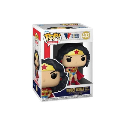 Funko Pop ! Dc Heroes Ww1984 (433) Wonder Woman Classic Statua Vinyl Figure 9Cm