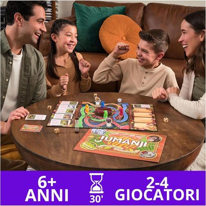 Spin Master Games Gioco da Tavolo Jumanji 8+ Anni da 2 a 4 Giocatori