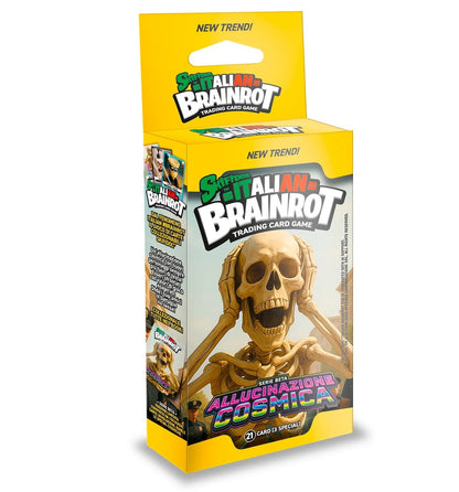 Skifidol Brainrot Allucinazione Cosmica Confezione 3 Buste TCG Carte Carte ITA
