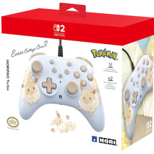Horipad Turbo Pokemon Eevee Cottage Core Controller Cablato Nintendo Switch 2 PC