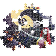 Clementoni- Puzzle 1000pz The Nightmare Before Christmas + Poster Incluso
