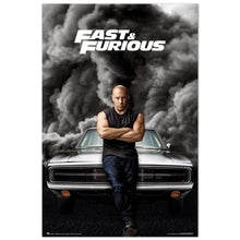 Maxi Poster Locandina (Fast & Furious) Cinema Auto da Corsa, Cult, TV, Arte Incorniciabile da Salone Casa Ufficio 91x61 cm