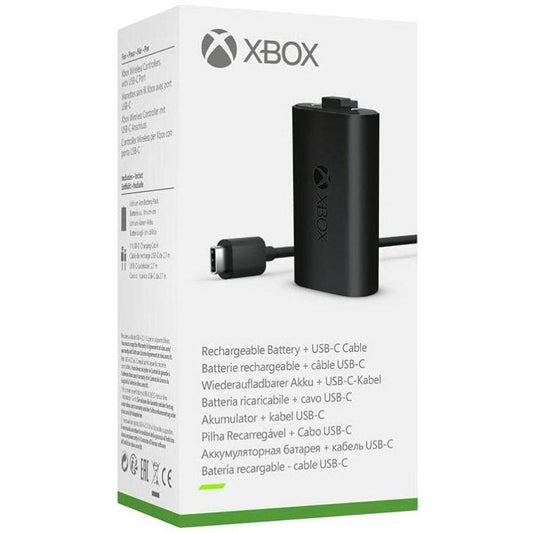 Microsoft Kit Play & Charge Batteria E Caricatore Controller Xbox One / Serie X