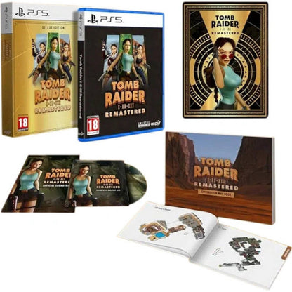Tomb Raider I-Iii Remastered Deluxe Edition Ps5 Starring Lara Croft Playstation