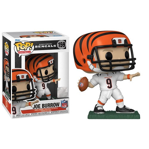 Funko Pop ! Nfl Bengals (159) Joe Burrow Home Uniform Football Vinyl Usa Figure