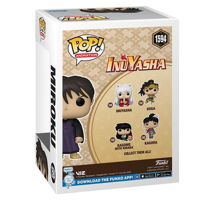 Funko Pop ! Animation Inuyasha S3 - (1594) Miroku Special Edition Figure 9Cm