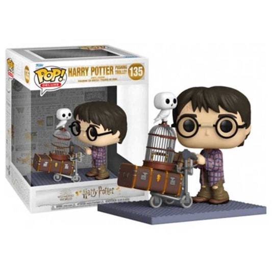 Funko Pop ! Harry Potter (135) - Harry Potter Pushing Trolley Vinyl Hogwarts