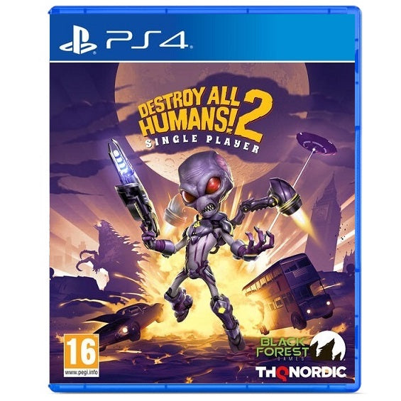 DESTROY ALL HUMANS 2 REPROBED PS4 GIOCO ITALIANO NUOVO ALIENI PLAYSTATION 4 PAL