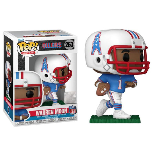 Funko Pop Football Nfl Oilers (263) Warren Moon - Vinyl Figure Statuetta 9Cm