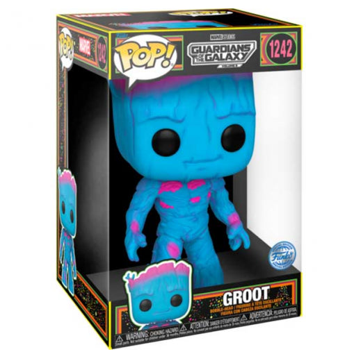 Funko Pop ! Guardiani Galassia 3 : (1242) Groot Blacklight 25Cm Special Edition