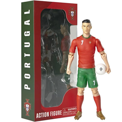 Banbo Toys - Sockers - Portogallo (Cristiano Ronaldo) Action Figure Football/Calcio Statuetta da Collezione 20cm