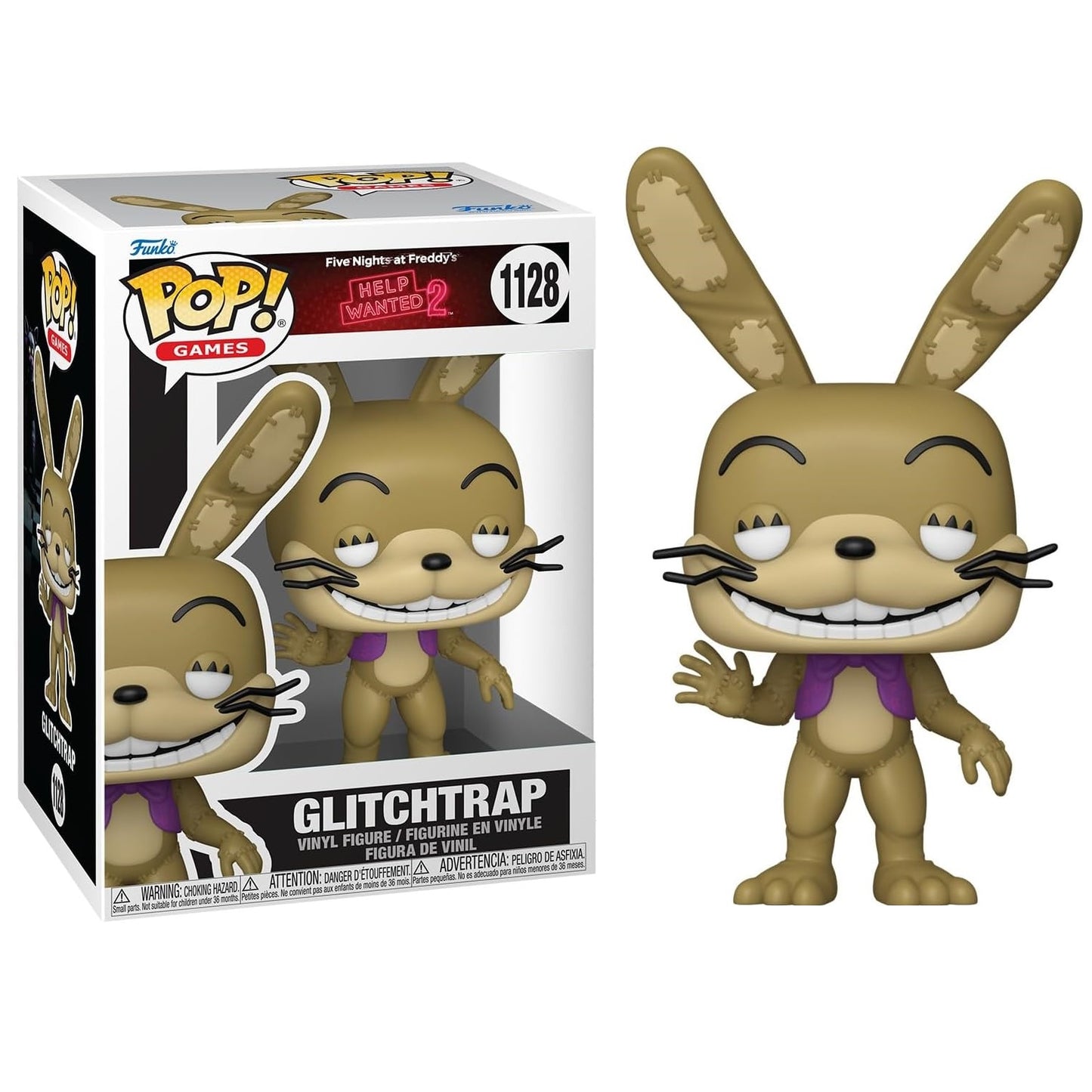 Funko Pop ! Games Fnaf Help Wanted 2 (1128) Glitchtrap - Vinyl Figure 9cm FNAF