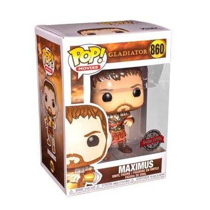 Funko Pop Gladiator 860 Maximus Special Edition Vinyl Figure Edizione Speciale
