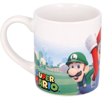 Tazza Nintendo Super Mario w/Friend Luigi Toad and Peach In Ceramica Mug 325ml