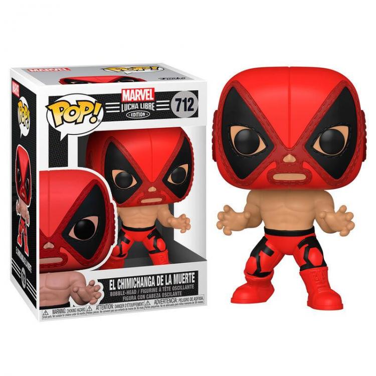 Funko Pop Marvel Lucha Libre 712 El Chimichanga De La Muerte Deadpool Figure