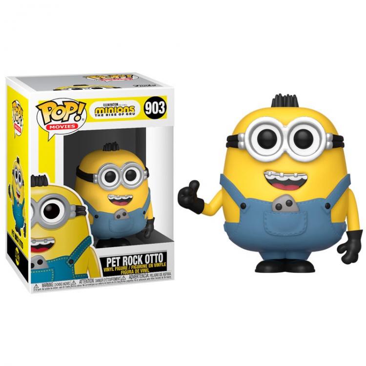 Funko Pop ! Movies Minions 2 - (903) Pet Rock Otto Vinyl Figure 9Cm Minion