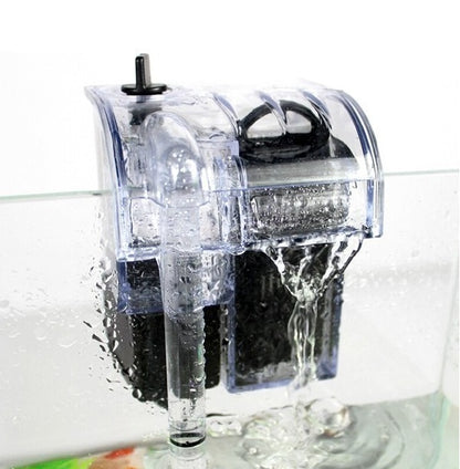 Filtro Esterno A Zainetto Zaino Cascata 3.5W 250 L/H Acquario Dolce Marino Pesci