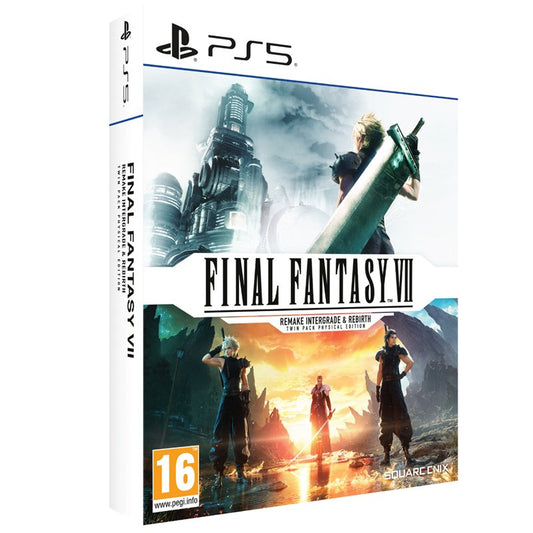 Final Fantasy VII Remake Intergrade & Rebirth Twin Pack Ps5 Gioco Playstation 5 Copertina ITALIANA Nuovo
