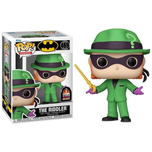 Funko Pop ! Heroes Dc Batman (469) The Riddler Special Edition Vinyl Figure 9Cm