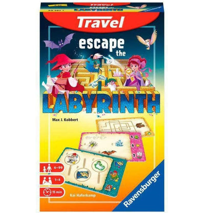 Ravensburger - Travel Games Escape the Labyrinth Gioco da Tavolo da 1 a 4 Giocatori