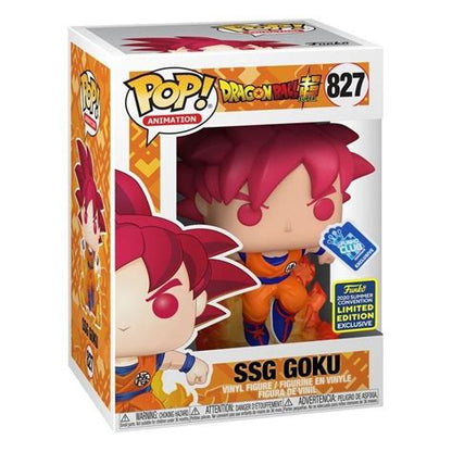 Funko Pop Dragon Ball Super 827 Super Sayan God Goku Limited Edition Sigillato