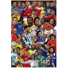 Maxi Poster Sport (Calciatori Leggendari) Gadget Calcio, Football Legendary, da Muro Ufficio Bar Incorniciabile 91 x 61 cm - Fifa World Cup