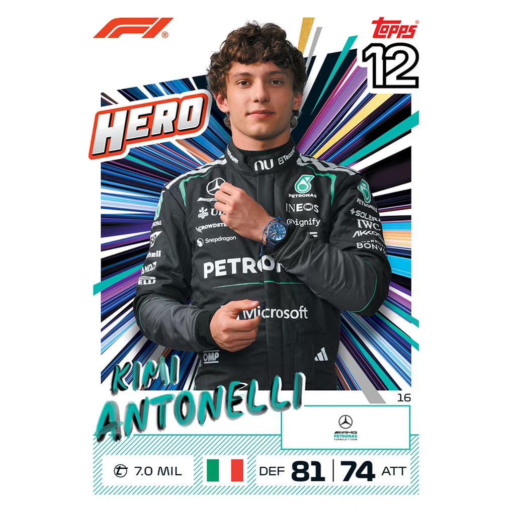 Topps Formula 1 2026 Turbo Attax - Super Tin F1 - Greats of the Grid 72 Carte TCG - Da Collezione
