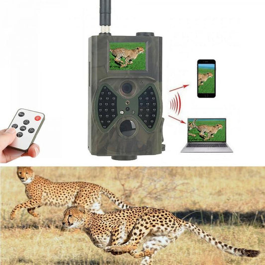 Fototrappola Gsm Telecamera Da Per Caccia 2G Videocamera 5Mp Infrarossi Hc-300M