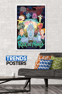 Maxi Poster Rick and Morty Season 4 A Parete 91x61 cm Incorniciabile