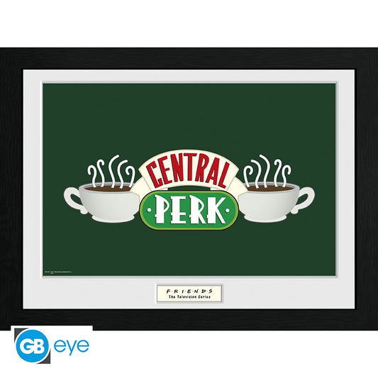 Abystyle: FRIENDS (Central Perk) Poster Incorniciato Quadro Stampa Cornice 30x40