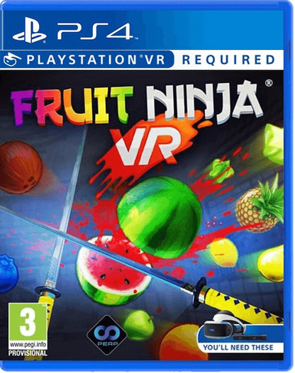 Fruit Ninja Vr Edition Ps4 Videogioco Playstation 4 Frutta Gioco Italiano Nuovo