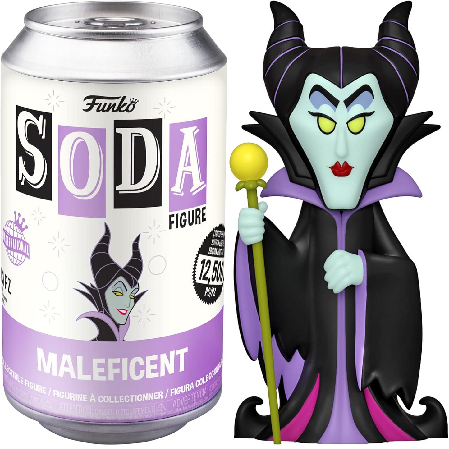 Funko Soda Disney: Maleficent - Vinyl Figure 9cm Lattina Da Collezione