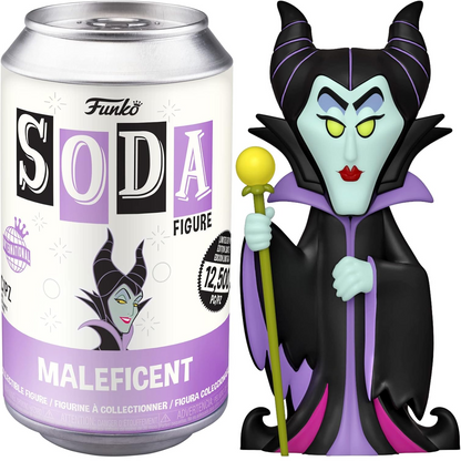 Funko Soda Disney: Maleficent - Vinyl Figure 9cm Lattina Da Collezione