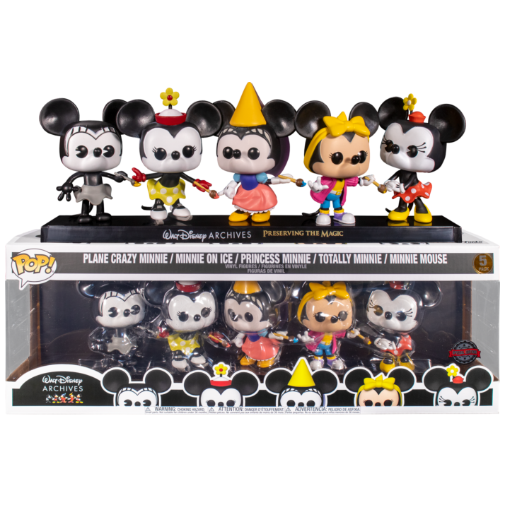 Funko Pop Disney: Archives Minnie Mouse - Minnie Mouse 5 Pack (Exclusive) 9Cm
