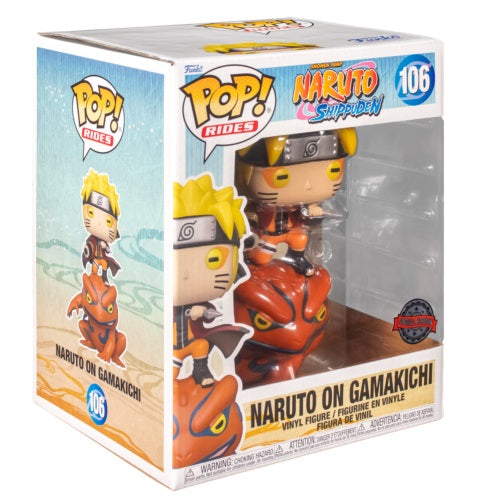 Funko Pop ! Rides Naruto Shippuden - Naruto On Gamakichi (106) Special Edition