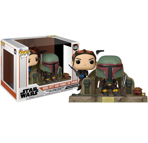 Funko Pop Star Wars Mandalorian Boba Fett & Fennec Shand (486) Vinyl Figure 15Cm