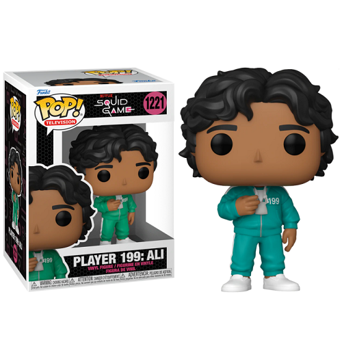 Funko Pop ! Television Squid Game - (1221) Player 199 Ali Figure Vinyl 9Cm Nuovo