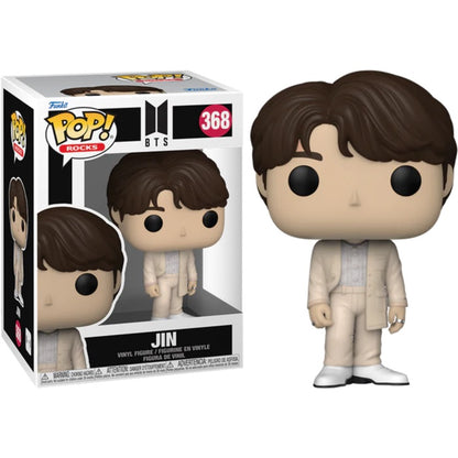 Funko Pop ! Rocks Bts Series 4 - (368) Jin Proof Vinyl Figure Boyband 9Cm Group