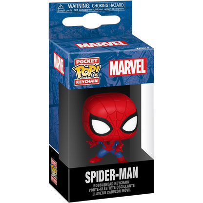 Funko Pop! Pocket Keychain Marvel Spiderman - Bobblehead Mini Vinyl Figure 5cm