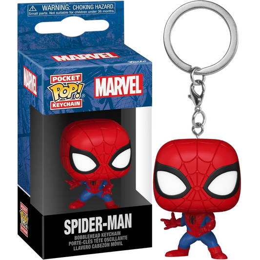 Funko Pop! Pocket Keychain Marvel Spiderman - Bobblehead Mini Vinyl Figure 5cm