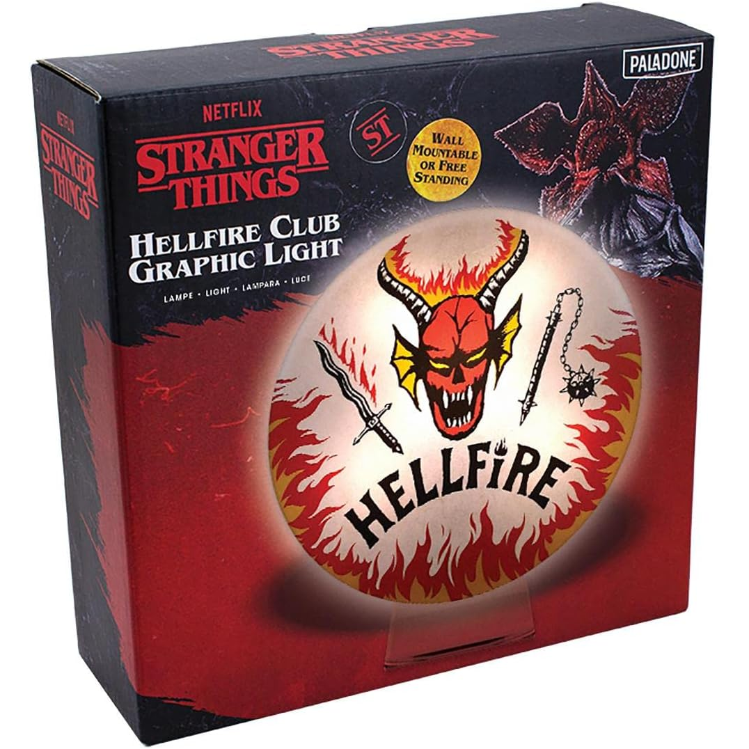 PALADONE Netflix: Stranger Things (Hellfire Club) - Lampada da scrivania o da parete - Graphic Light