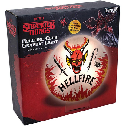 PALADONE Netflix: Stranger Things (Hellfire Club) - Lampada da scrivania o da parete - Graphic Light