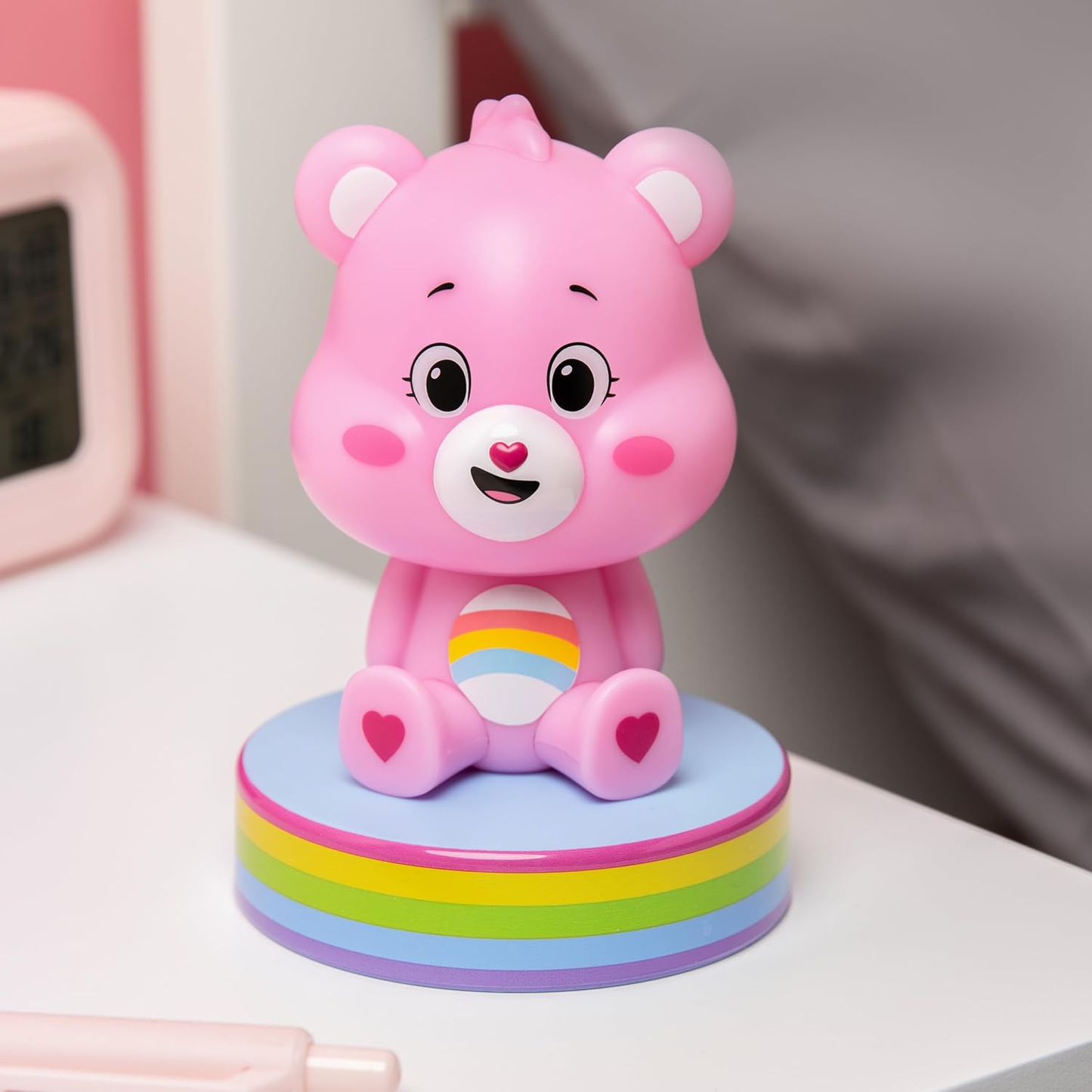 PALADONE Icon Lights: Mini lampada Care Bears 001 (Orsetti del Cuore) - Cheer Bear - Lampada LED Statuetta 3D