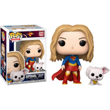 Funko Pop! Heroes DC Studios: Supergirl (633) Supergirl with Puppy Krypto - Vinyl Figure 9cm