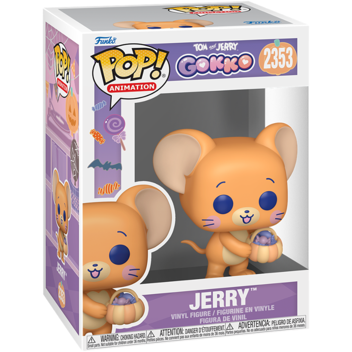 Funko Pop! Animation: Tom and Jerry Gokko (2353) Jerry - Vinyl Figure 9cm