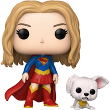 Funko Pop! Heroes DC Studios: Supergirl (633) Supergirl with Puppy Krypto - Vinyl Figure 9cm