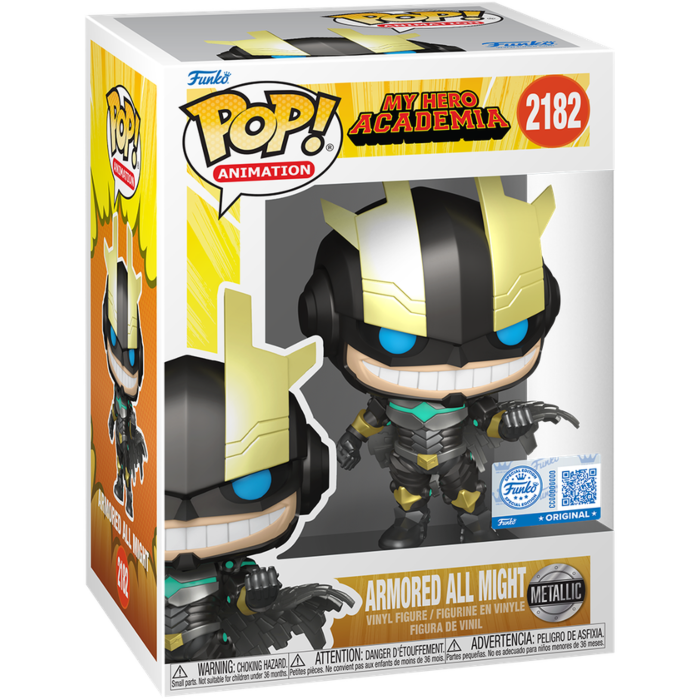 Funko Pop! My Hero Academia (2182) Armored All Might (Metallic Special) Figure 9cm